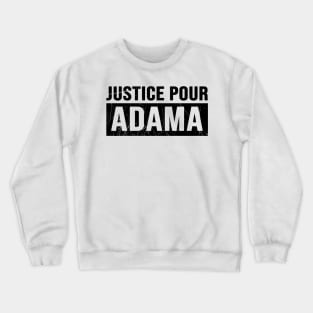 Justice Pour ADAMA Crewneck Sweatshirt